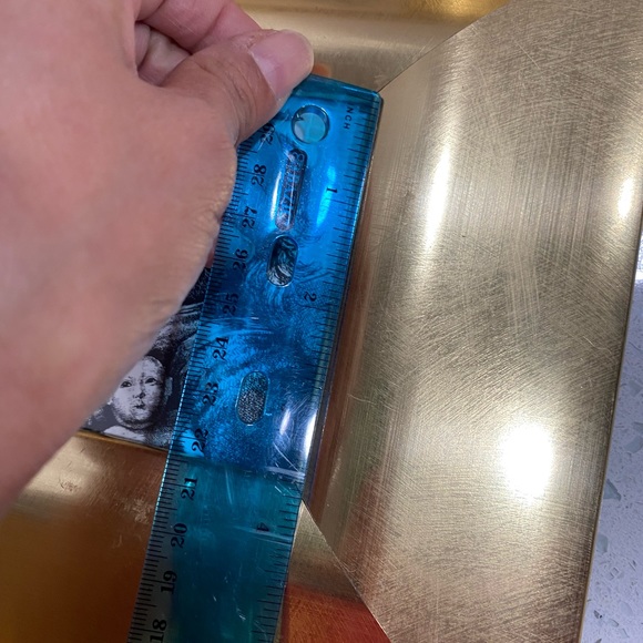 shiny gold brush Picture 9x9 Frames for 3.5x3.5" photo wall/Table Top Holidays 2 - Picture 10 of 13